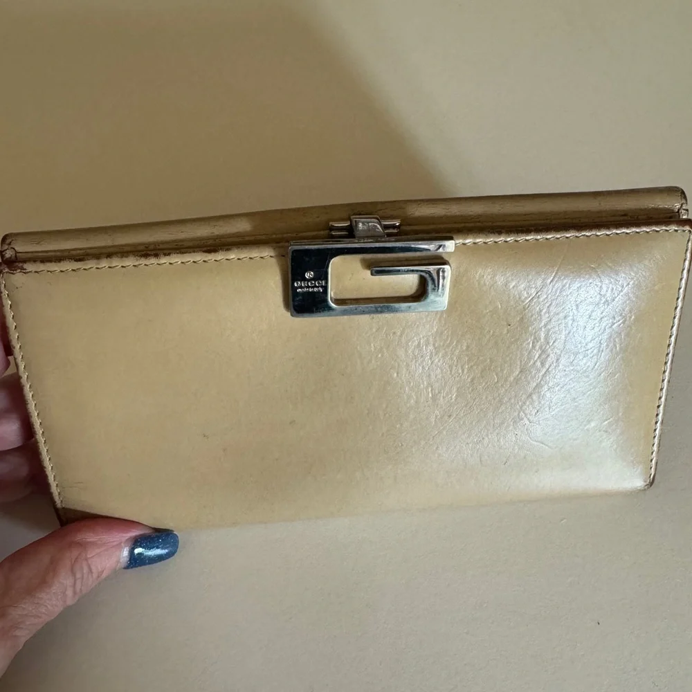 Gucci Tom Ford era leather wallet rare G clasp - Picture 4 of 10
